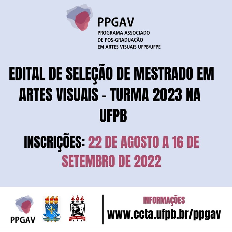 Edital mestrado 2023