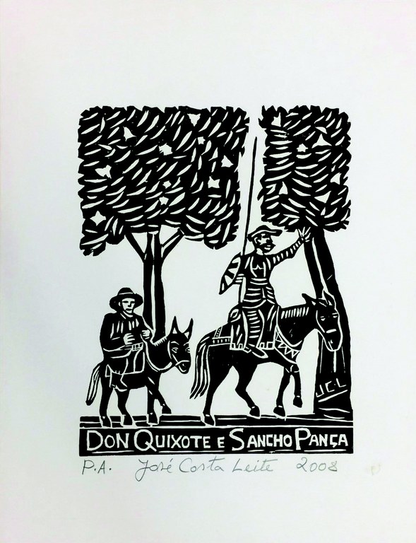 Don Quixote e Sancho Pança, 2008.
