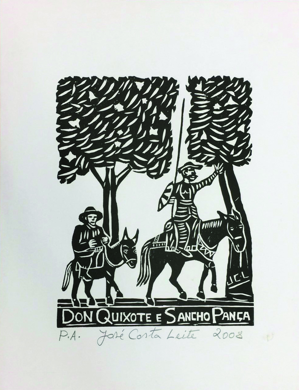 Don Quixote e Sancho Pança, 2008.